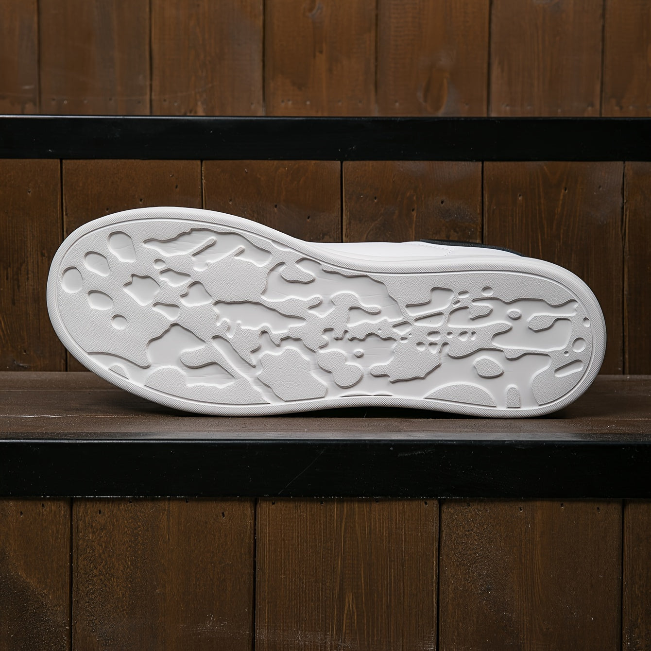 Women’s Clean White Leather Sneakers – Casual Minimalist Shoes