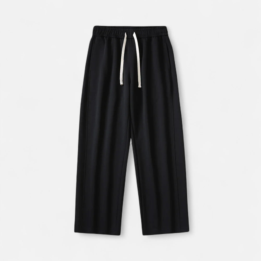 Men’s Wide-Leg Cotton Jogger Pants