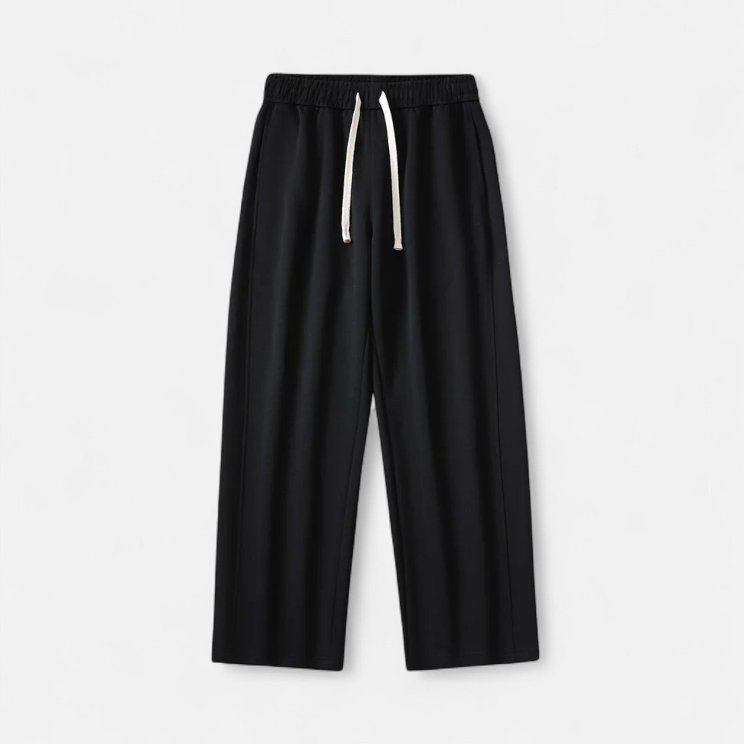 Men’s Wide-Leg Cotton Jogger Pants