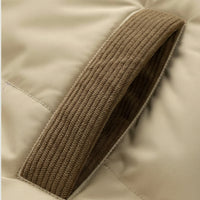 Men’s Fleece-Lined Winter Jacket with Removable Hood