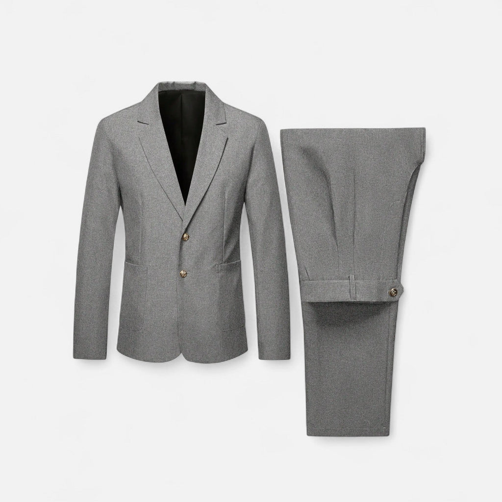 Men’s Single-Breasted Blazer & Trousers in Twill Heritage