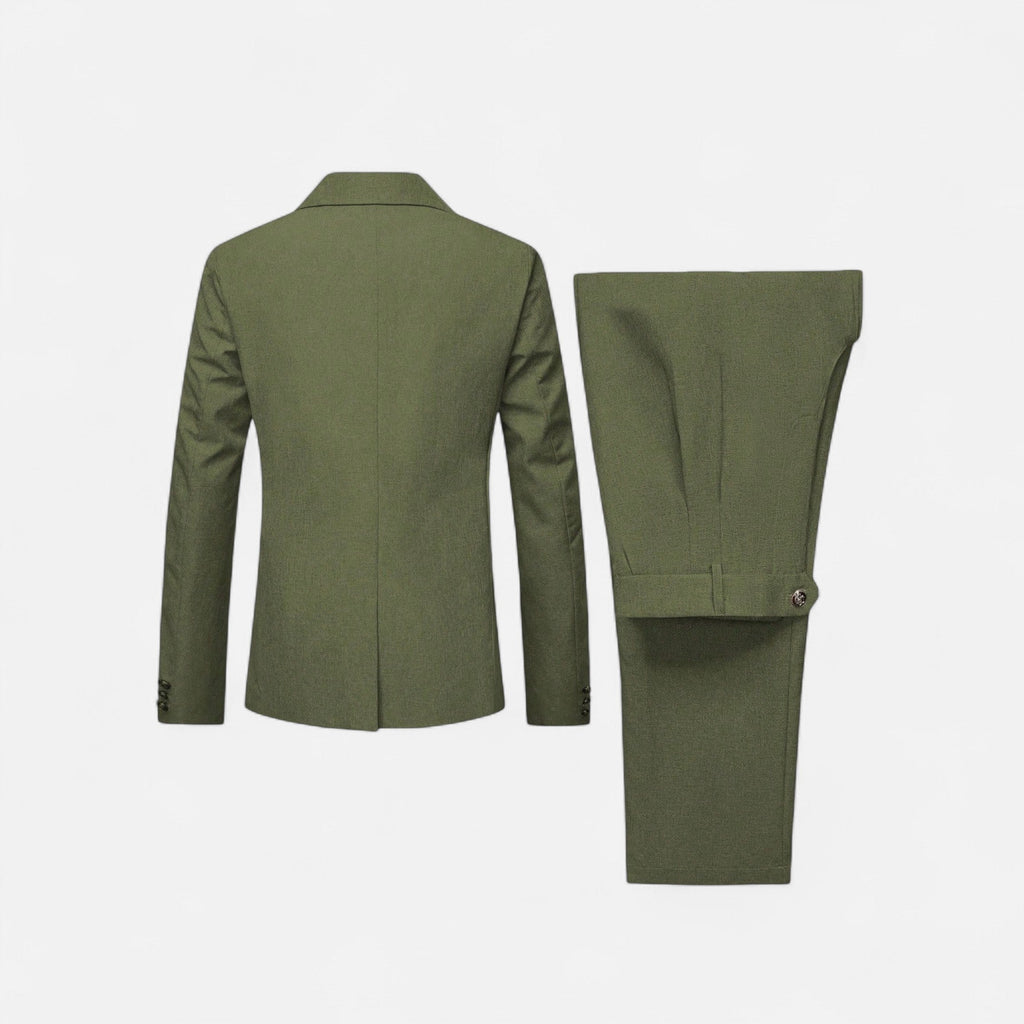 Men’s Single-Breasted Blazer & Trousers in Twill Heritage