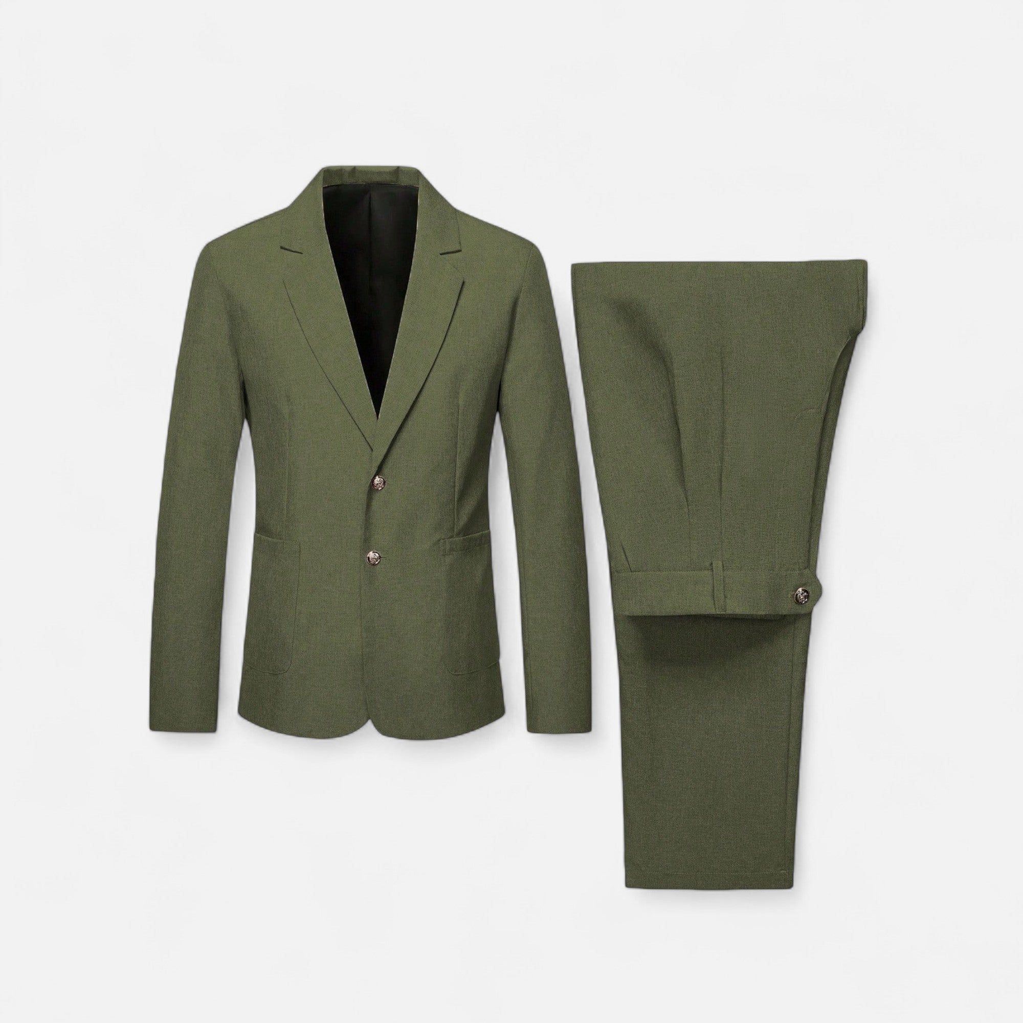 Men’s Single-Breasted Blazer & Trousers in Twill Heritage