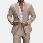 Men’s Single-Breasted Blazer & Trousers in Twill Heritage