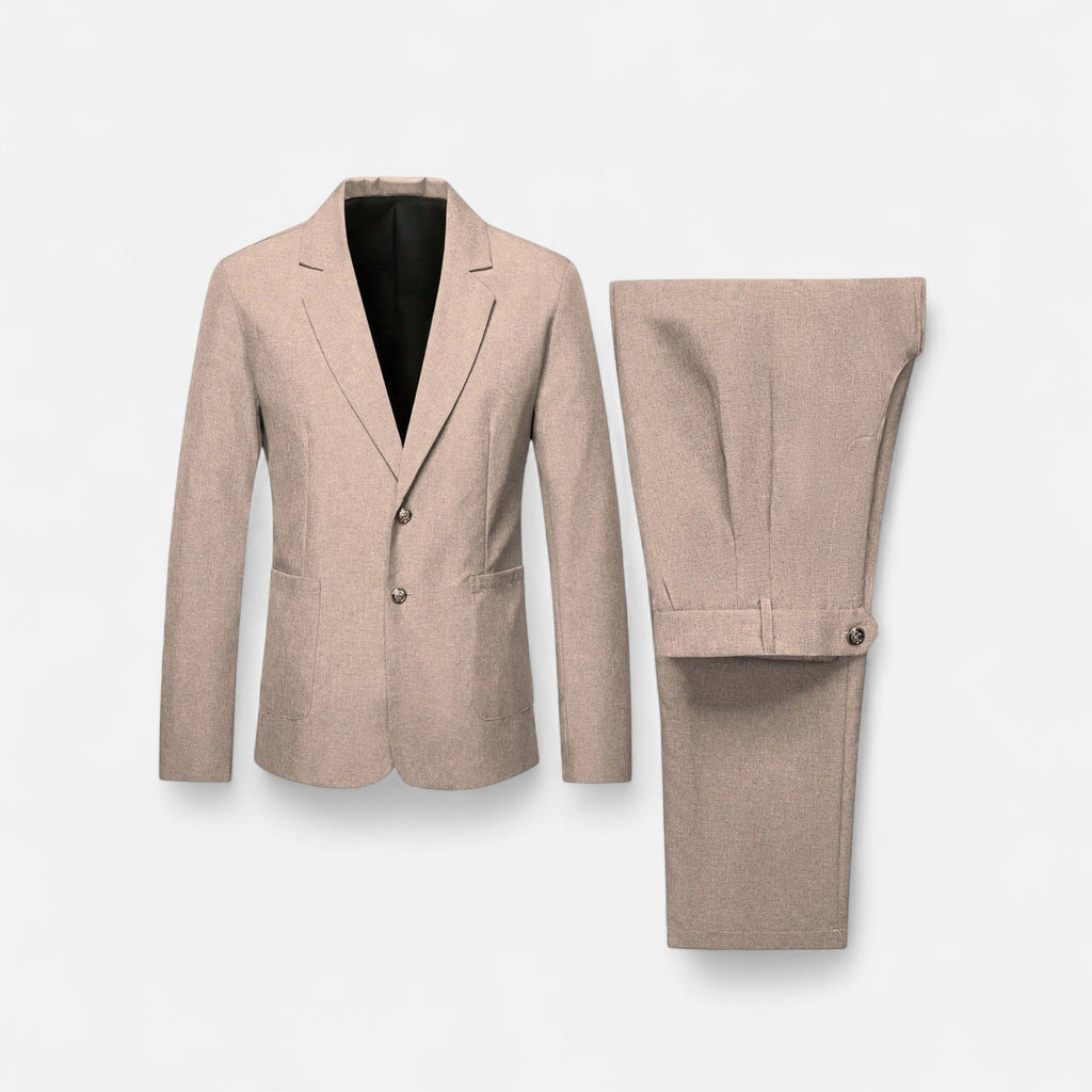 Men’s Single-Breasted Blazer & Trousers in Twill Heritage
