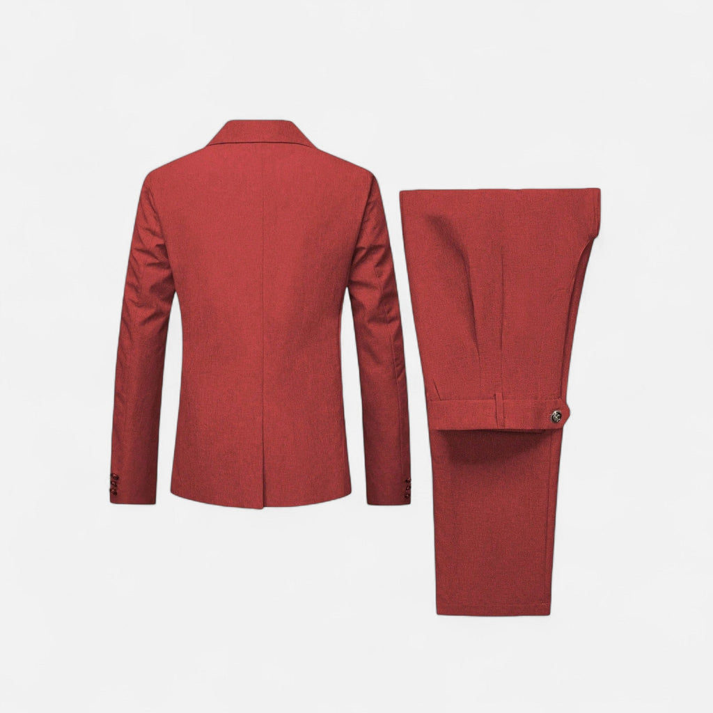 Men’s Single-Breasted Blazer & Trousers in Twill Heritage