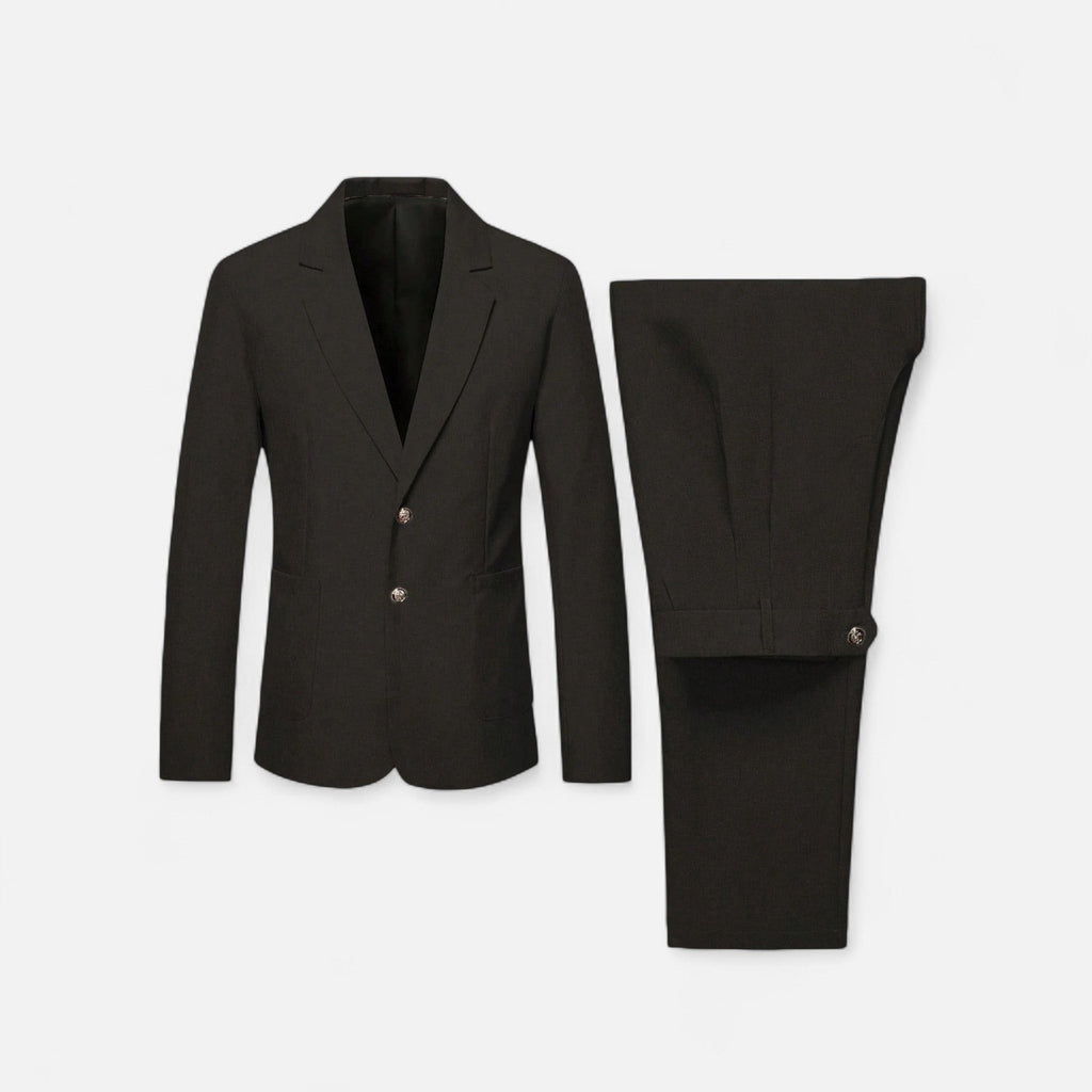 Men’s Single-Breasted Blazer & Trousers in Twill Heritage