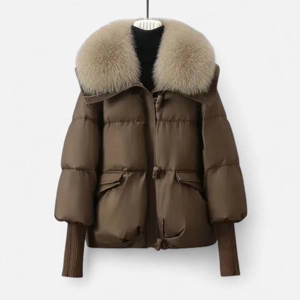 Women’s Fur-Collar Down Cotton Jacket
