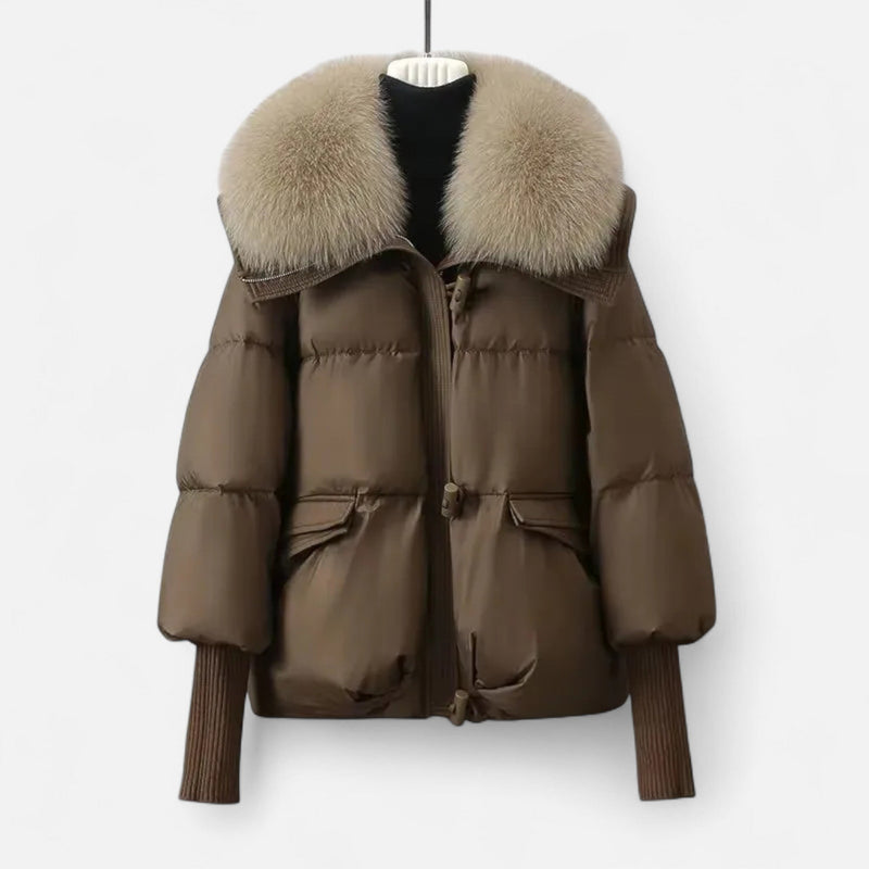 Women’s Fur-Collar Down Cotton Jacket