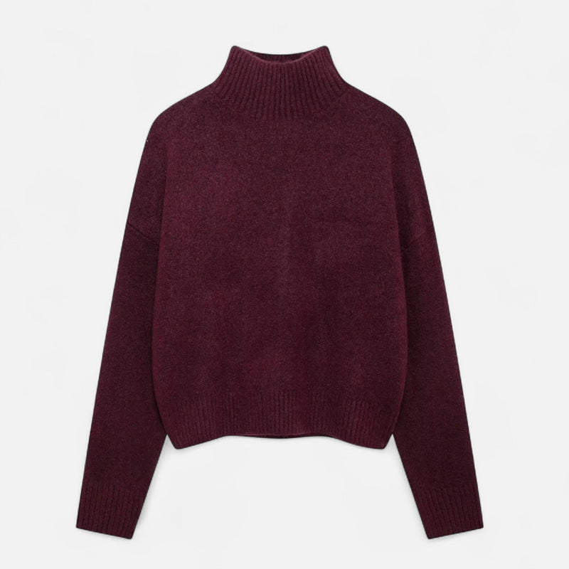 Women’s Vintage Turtleneck Sweater – Classic Winter Warmth