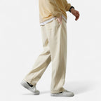 Men’s Wide-Leg Cotton Jogger Pants