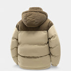 Men’s Fleece-Lined Winter Jacket with Removable Hood