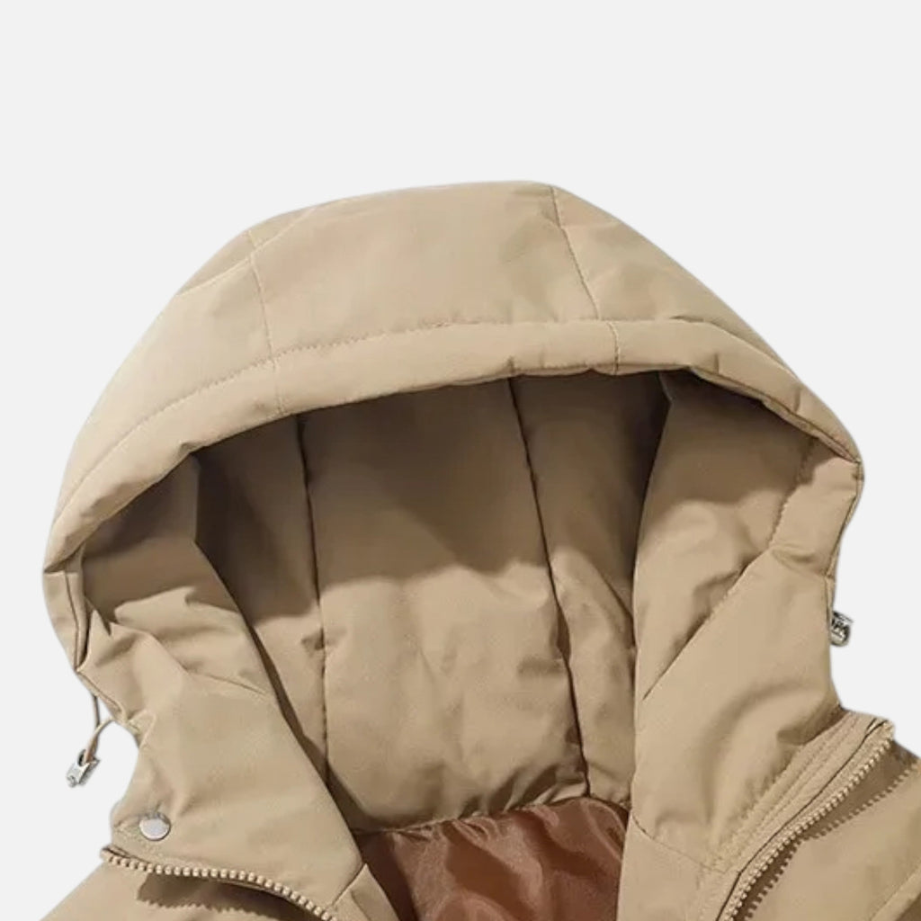 Unisex Cotton Hooded Puffer Jacket