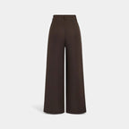 Women’s Jacquard Pleated Wide-Leg Trousers