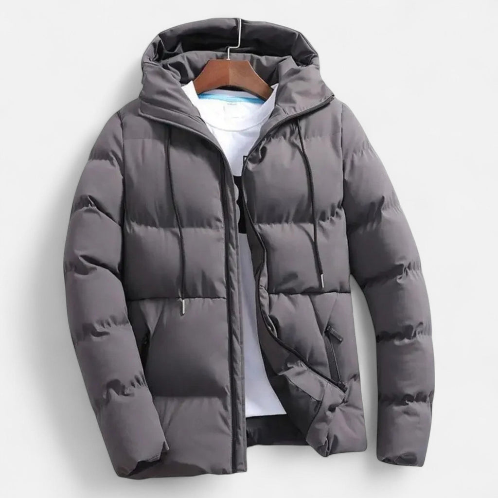 Men’s Hooded Puffer Jacket – Timeless Cold Weather Layer