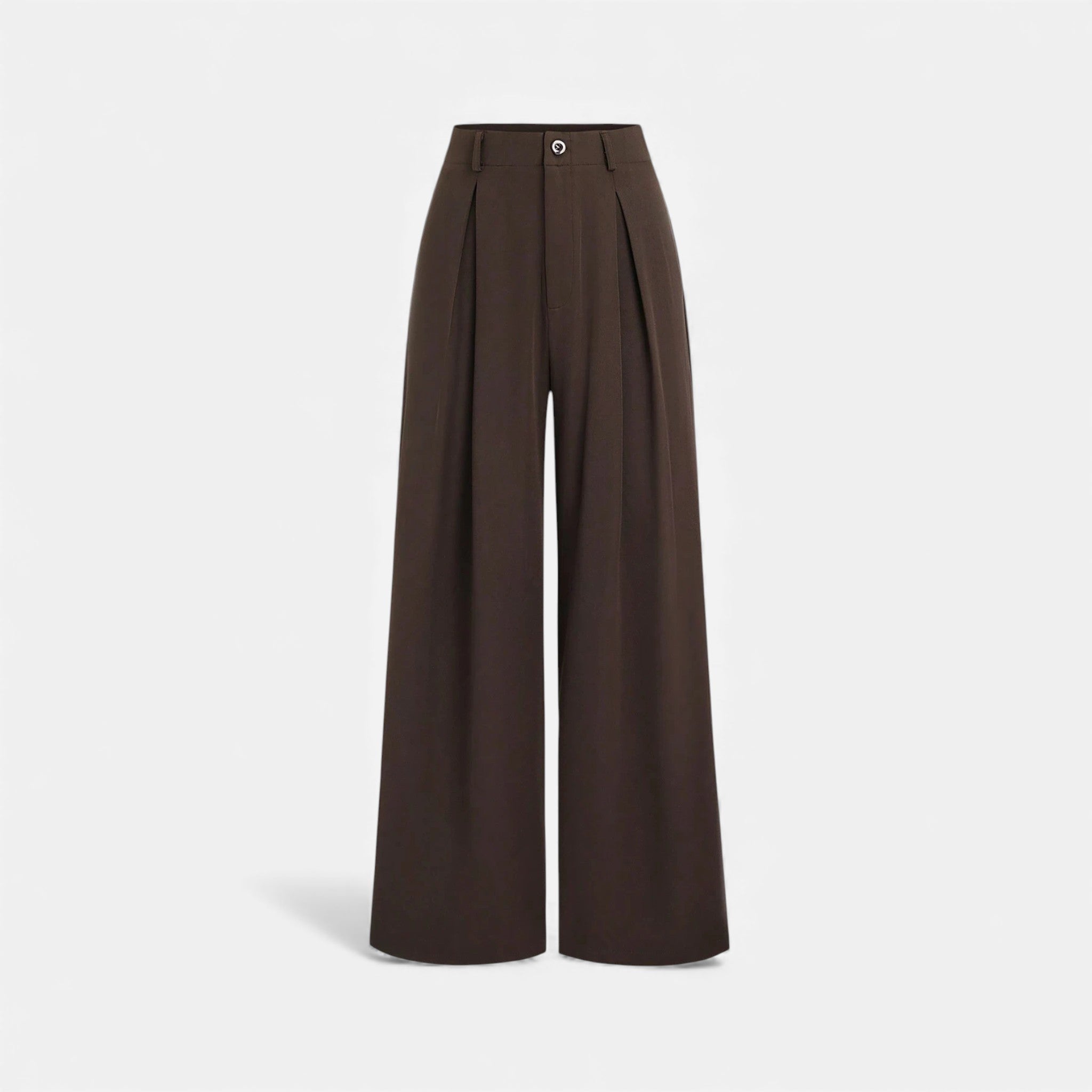 Women’s Jacquard Pleated Wide-Leg Trousers