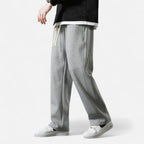Men’s Wide-Leg Cotton Jogger Pants
