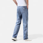 Straight-Leg Lyocell Denim Jeans