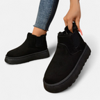 Women’s Short Plush Platform Ankle Boots
