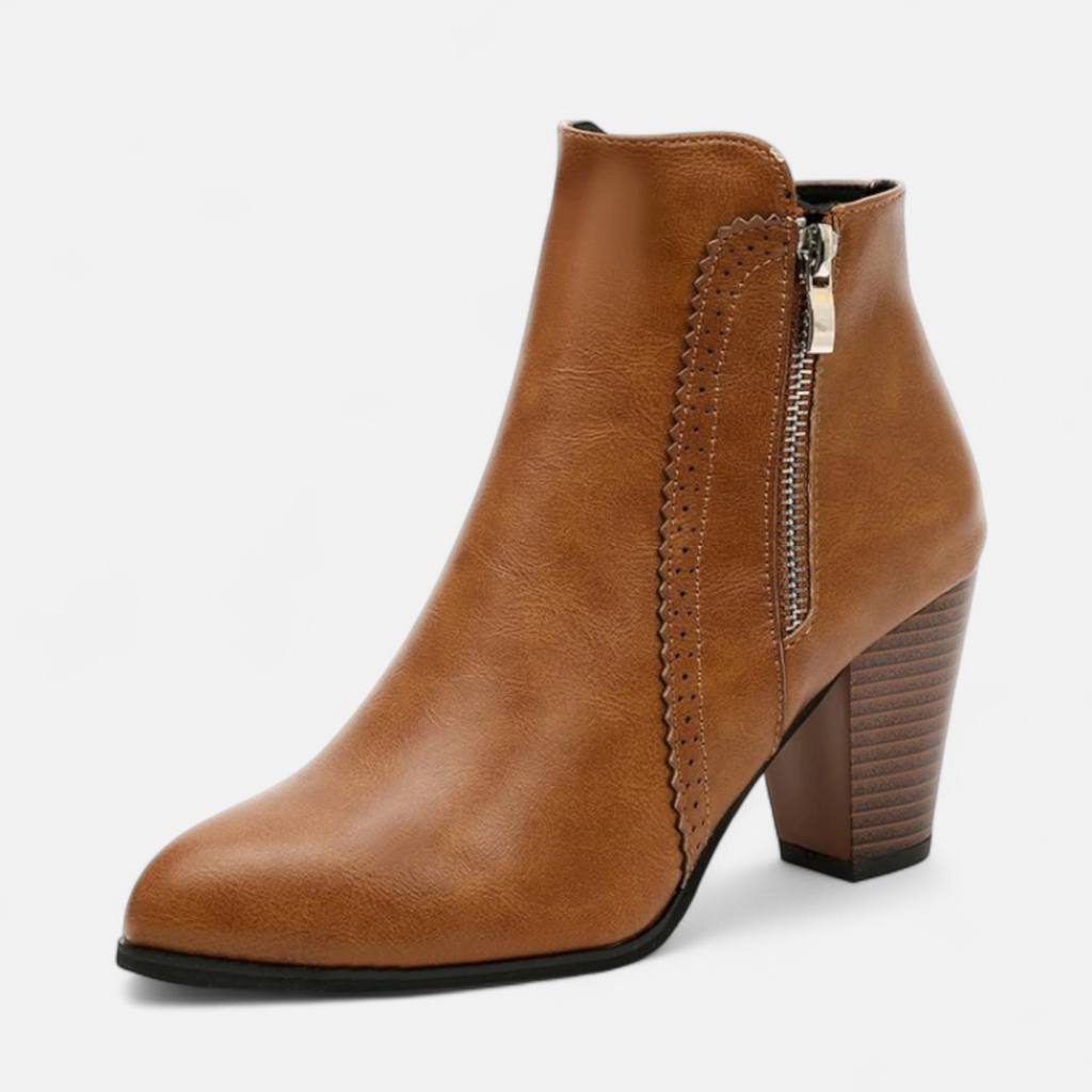 Women’s Retro Zip-Heel Boots