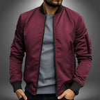 Men’s Lightweight Bomber Jacket – Casual Windbreaker Style