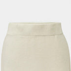 Women’s Wool A-Line Split Midi Skirt