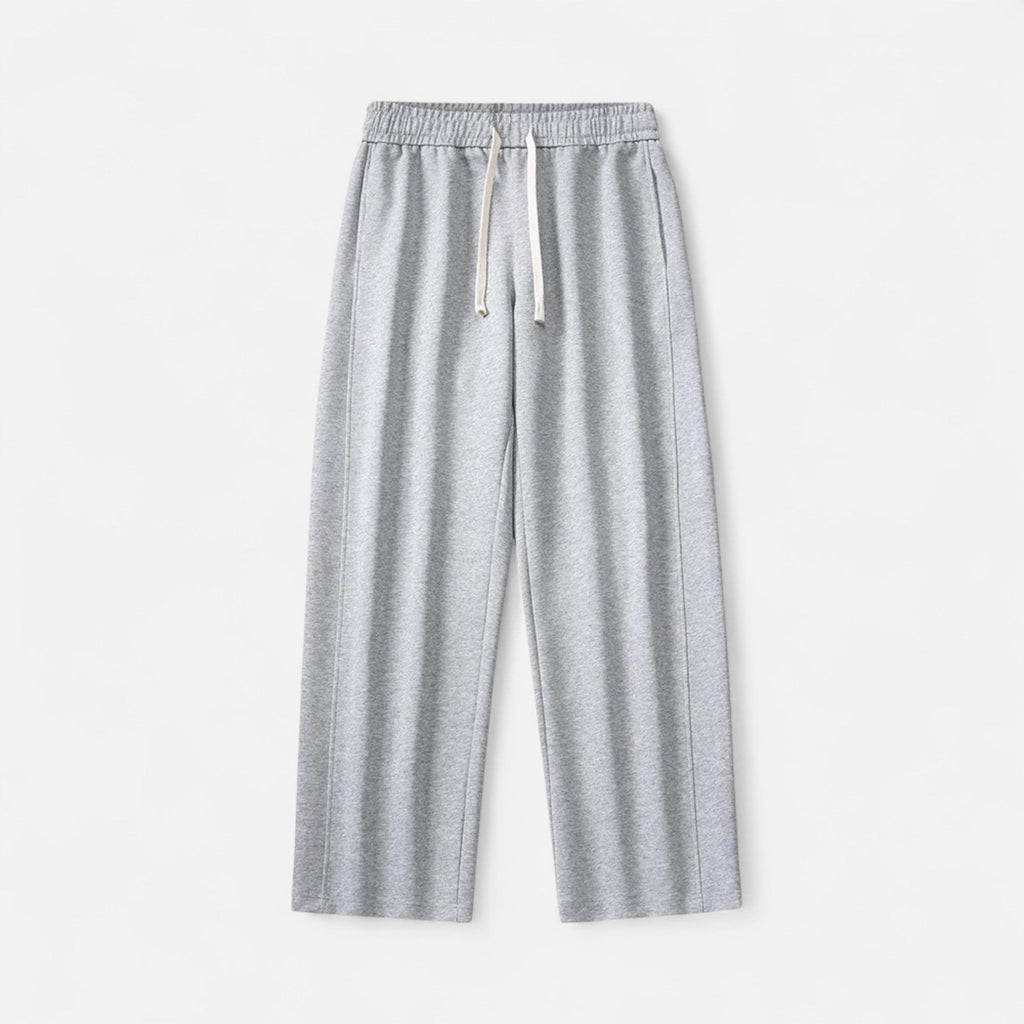 Men’s Wide-Leg Cotton Jogger Pants