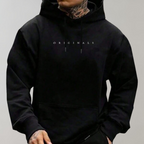 Men's Minimalist Oversized Hoodie with Casual Street Style Fit