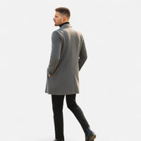 Men’s Classic Wool Overcoat – Premium Winter Coat