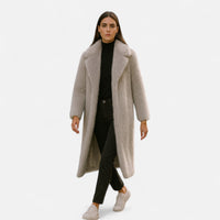 Women’s Long Faux Fur Overcoat