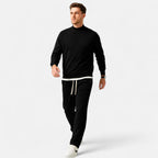 Men’s Wide-Leg Cotton Jogger Pants