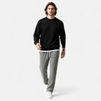 Men’s Wide-Leg Cotton Jogger Pants