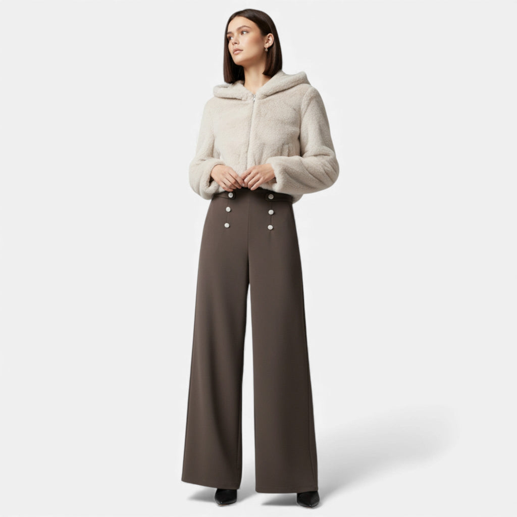 Women’s Wide-Leg High-Waist Trousers