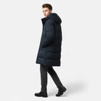 Men’s Premium Winter Down Parka Jacket – Hooded, Insulated & Elegant