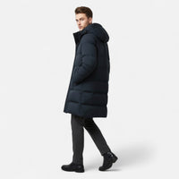 Men’s Premium Winter Down Parka Jacket – Hooded, Insulated & Elegant