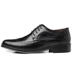Men's Classic Oxford Dress Shoes with Brogue Detailing