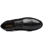 Men's Classic Oxford Dress Shoes with Brogue Detailing