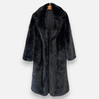 Women’s Long Faux Fur Overcoat