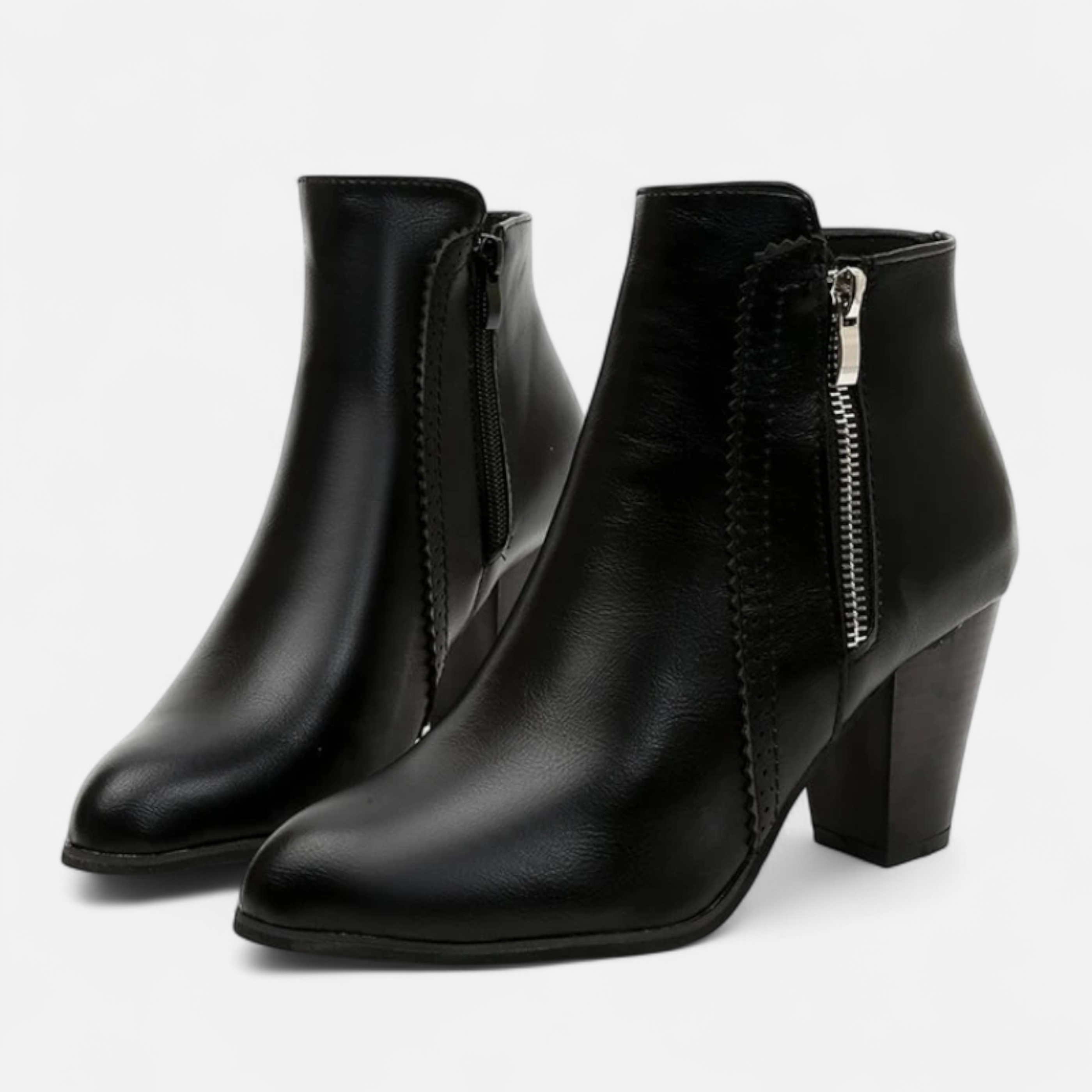 Women’s Retro Zip-Heel Boots