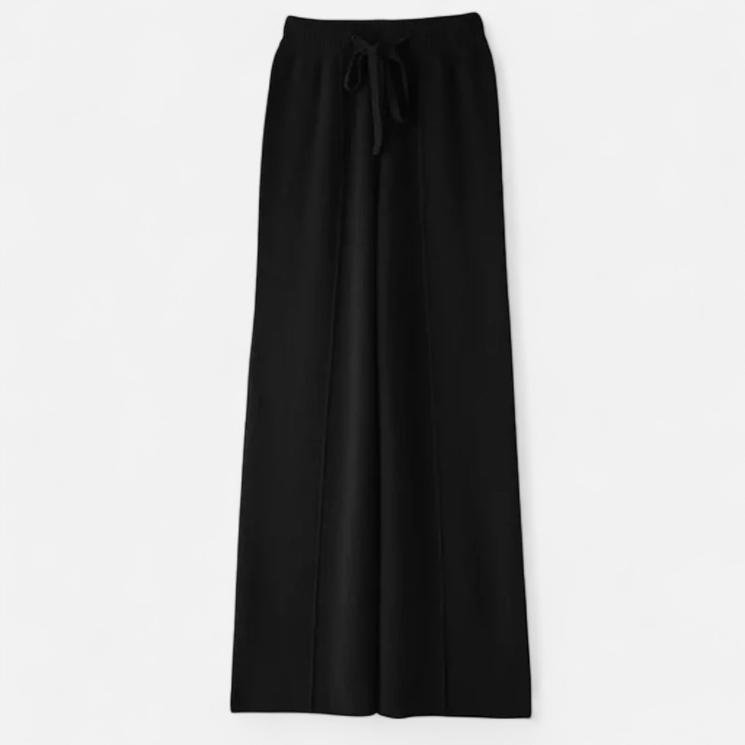Women’s Pure Wool Wide-Leg Knit Trousers