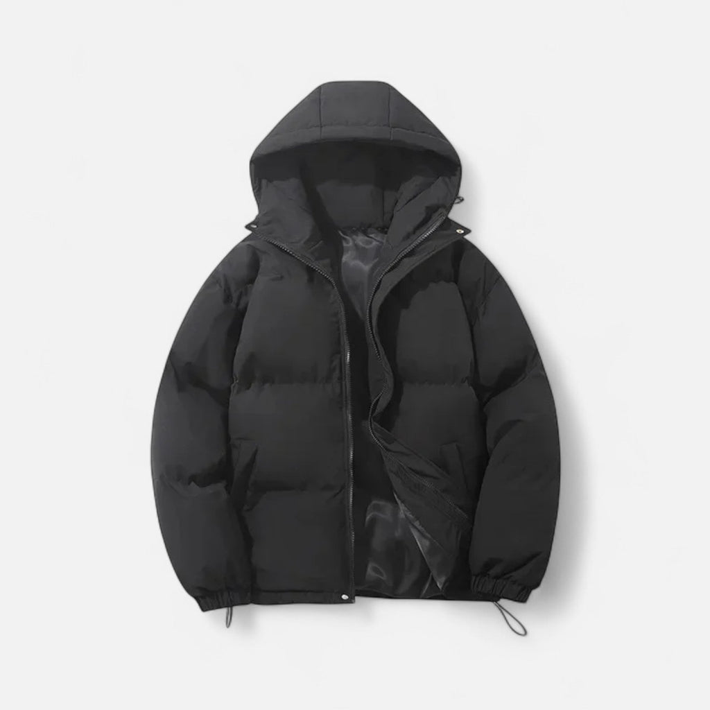 Unisex Cotton Hooded Puffer Jacket