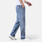 Straight-Leg Lyocell Denim Jeans