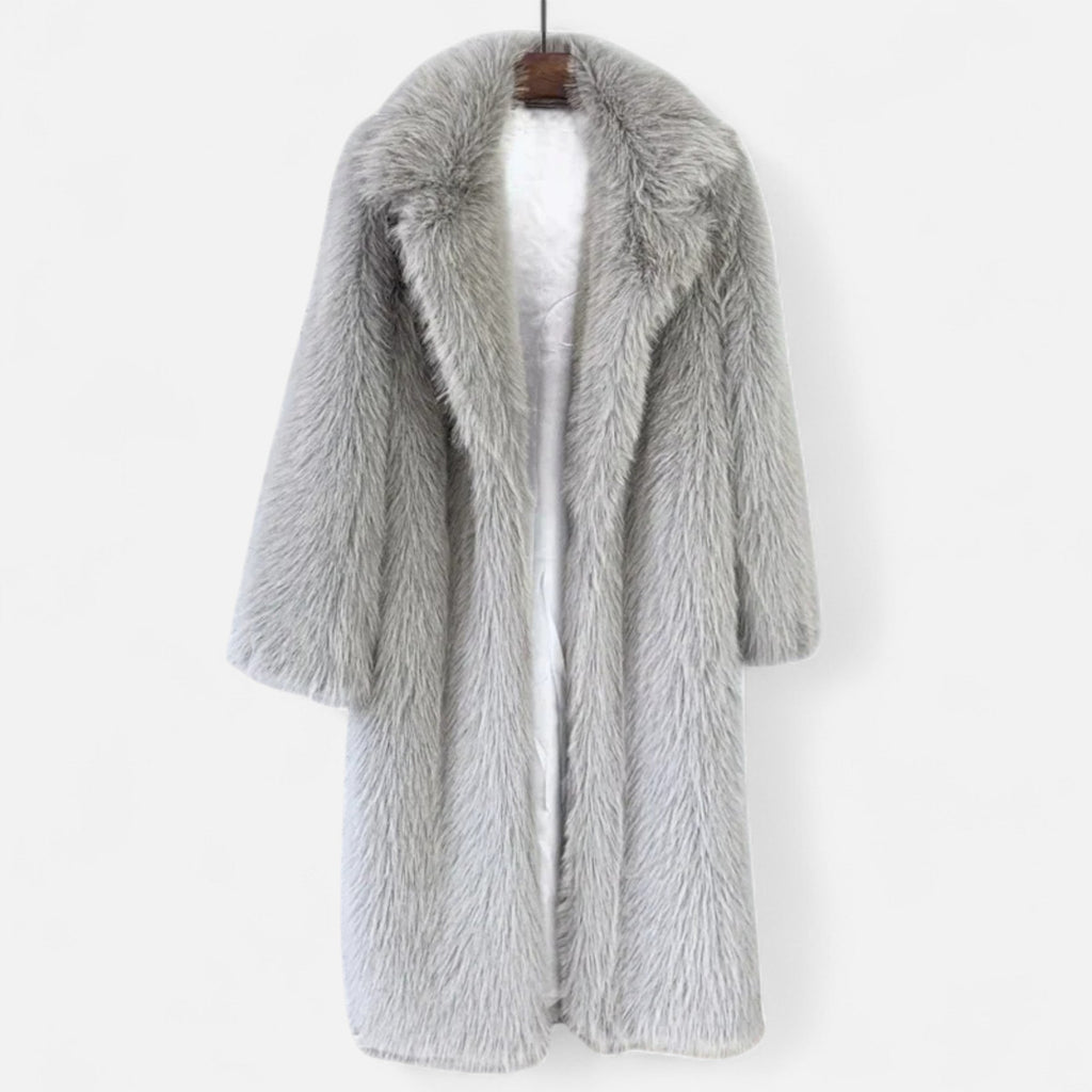 Women’s Long Faux Fur Overcoat