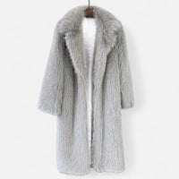 Women’s Long Faux Fur Overcoat