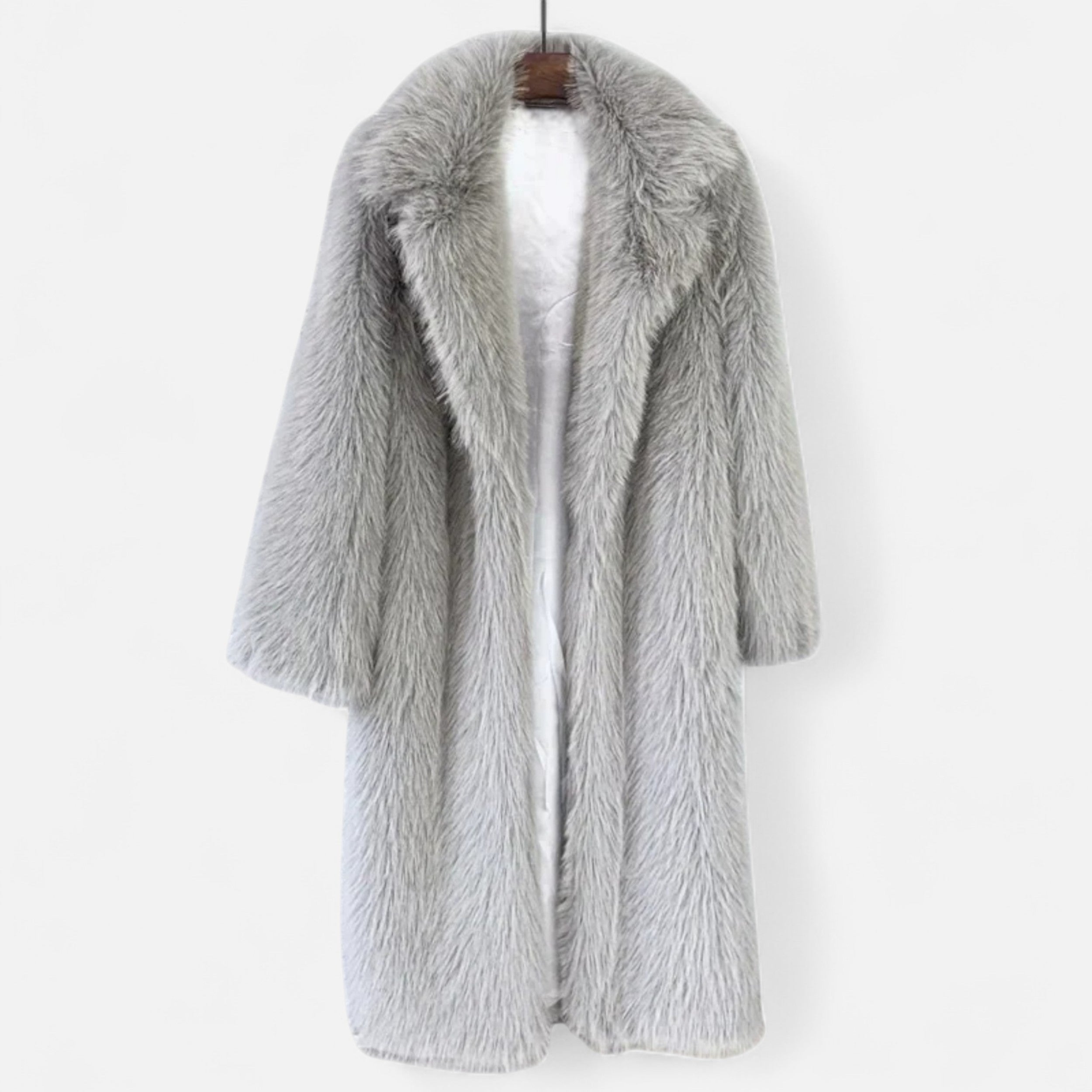 Women’s Long Faux Fur Overcoat