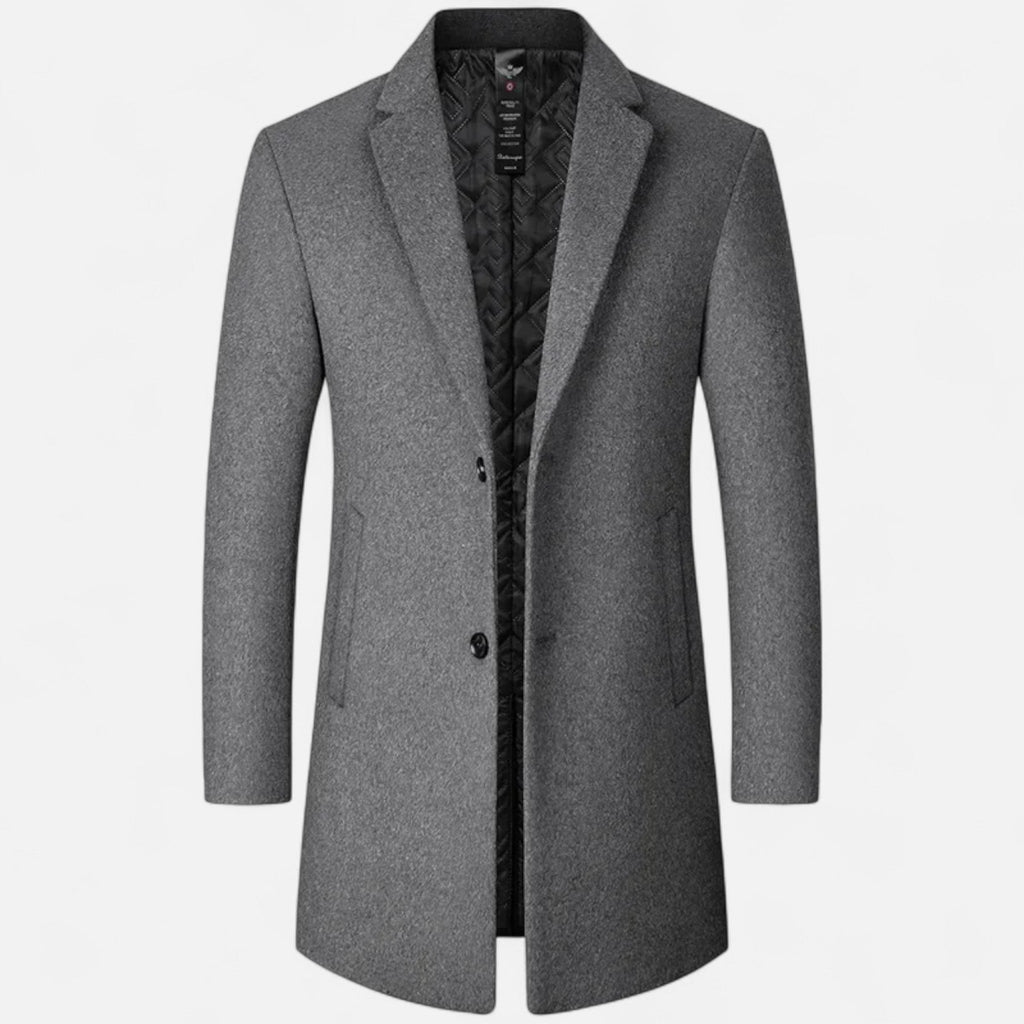Men’s Classic Wool Overcoat – Premium Winter Coat