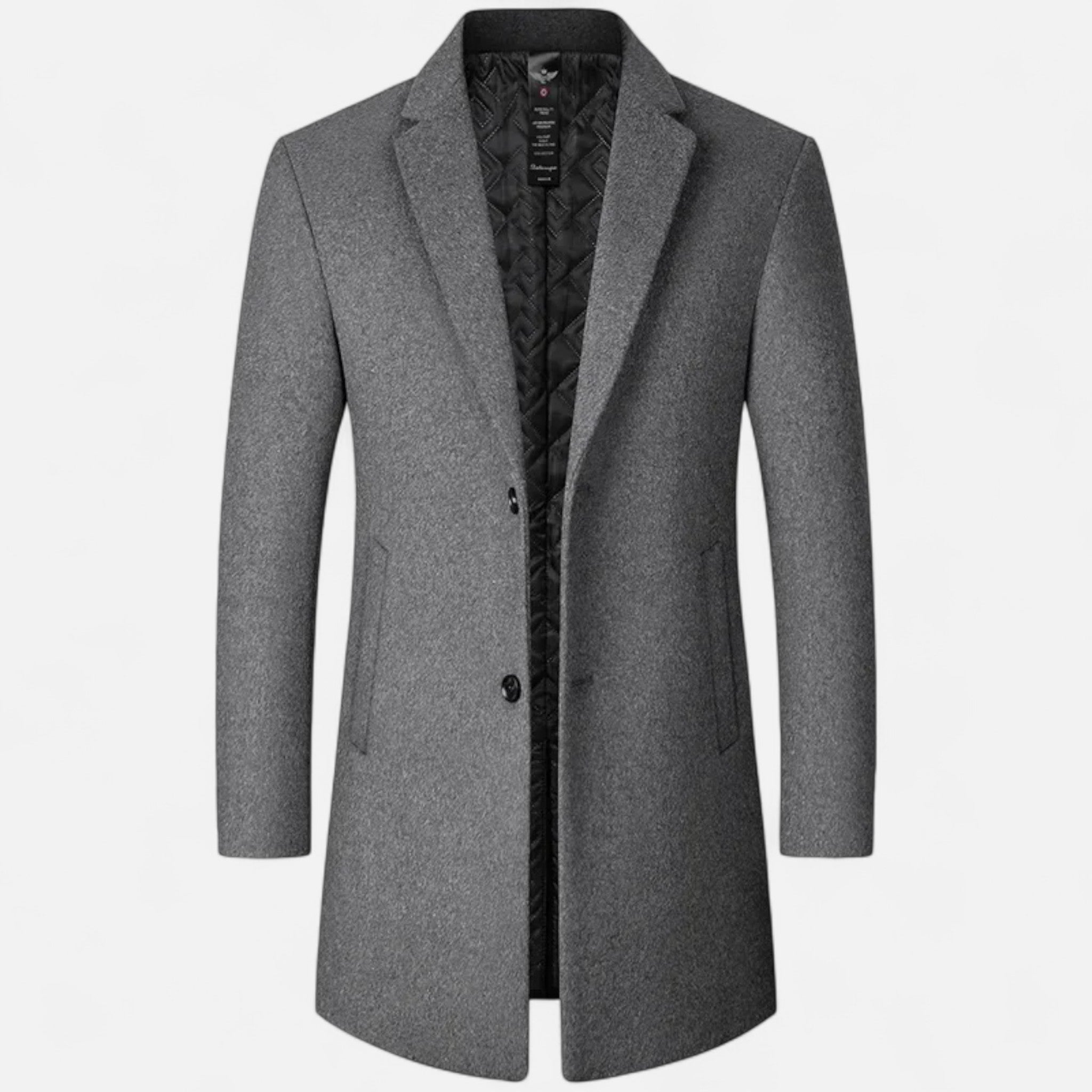 Men’s Classic Wool Overcoat – Premium Winter Coat