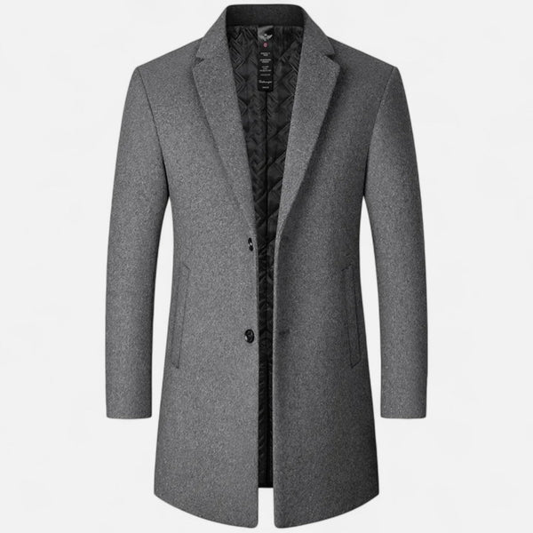 Men’s Classic Wool Overcoat – Premium Winter Coat