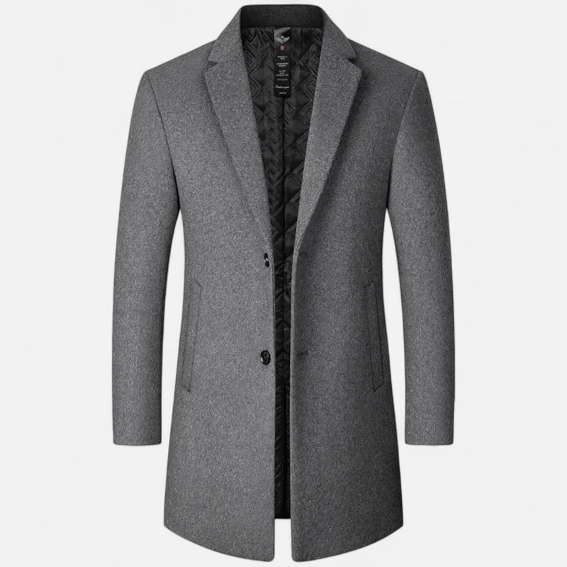 Men’s Classic Wool Overcoat – Premium Winter Coat