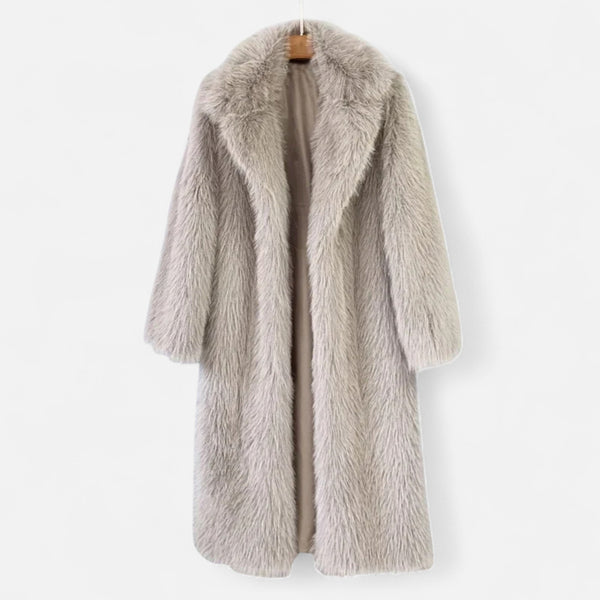 Women’s Long Faux Fur Overcoat